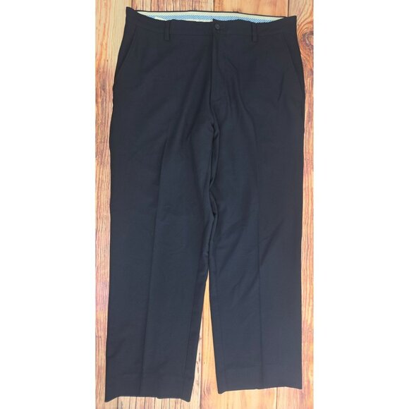 Footjoy FJ Mens Golf Pants Black Size 36x30 Polyester Spandex Stretch - Picture 1 of 8